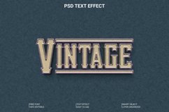 PSD Vintage Font Style Effect Product Image 1