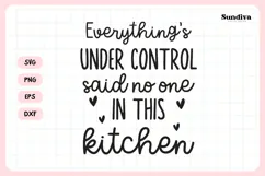 Funny Dish/Kitchen Towel Quote SVG | Said No One Product Image 3