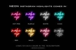 150 Pink Neon Instagram Story Highlight Icon Covers Product Image 4