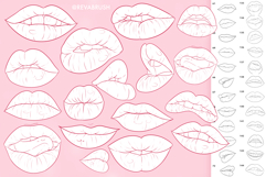 150 Procreate Lips Makeup Female Portrait brushes Product Image 4