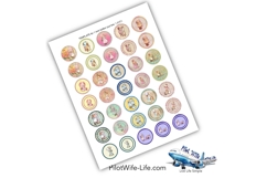 Hollie Hobbie button maker collage 1.25 in, 1.313 6 sizes Product Image 6