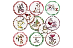 Christmas button maker collage 1.25 in, 1.313 6 size Product Image 2
