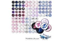 Hockey 1.63 button maker collage 1.25 in, 1 in - 6 sizes Product Image 1