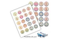 Hollie Hobbie button maker collage 1.25 in, 1.313 6 sizes Product Image 4