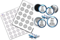 Christmas button maker collage 1.25 in, 1.313 6 size Product Image 3