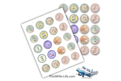 Hollie Hobbie button maker collage 1.25 in, 1.313 6 sizes Product Image 5