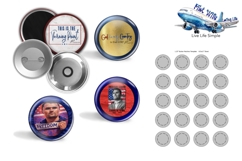 Charlie Kirk 1.63 button maker collage for 1.25 inch buttons Product Image 1