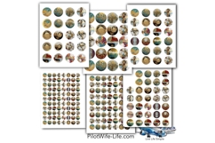 Acrylic Art button maker collage 1.25 in, 1.313 6 sizes Product Image 4