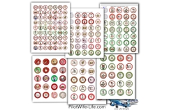 Christmas button maker collage 1.25 in, 1.313 6 size Product Image 4