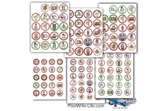 Christmas button maker collage 1.25 in, 1.313 6 size Product Image 5