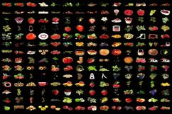 1500 FRUITS TRANSPARENT PNG FILES, PHOTOSHOP OVERLAYS Product Image 6