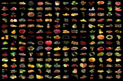 1500 FRUITS TRANSPARENT PNG FILES, PHOTOSHOP OVERLAYS Product Image 8