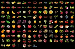 1500 FRUITS TRANSPARENT PNG FILES, PHOTOSHOP OVERLAYS Product Image 9