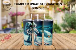 Astronaut tumbler accessories, Planet wrap pattern Product Image 3