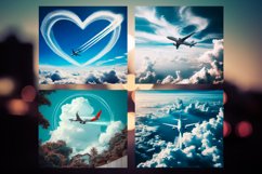 Sky wraps for tumblers, Clouds 20oz tumbler, Clouds tumbler Product Image 5