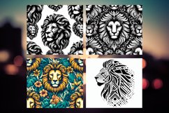 Lion tumbler accessories, Lion pattern sublimation Product Image 5