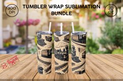 Train tumbler, Train wrap, Train tumbler accessories Product Image 1