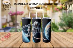 Astronaut themed drinkware, Cosmos 20oz tumbler, Cosmos wrap Product Image 2