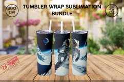Astronaut themed drinkware, Cosmos 20oz tumbler, Cosmos wrap Product Image 4