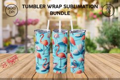 Flamingo tumbler wrap, Flamingo print wraps,Flamingo tumbler Product Image 4