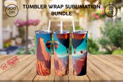 Canyon 20oz tumbler, Balloons pattern sublimation Product Image 4