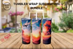Airplan tumbler accessories, Clouds wrap pattern, Sky wrap Product Image 4