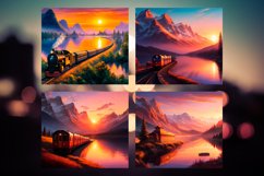 Train themed drinkware, Train wrap, Train tumbler,Train wrap Product Image 5