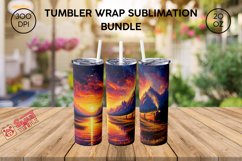 Train 20oz tumbler, Train wrap pattern, Train tumbler can Product Image 3