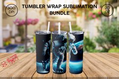 Cosmos themed drinkware, Cosmos wraps for tumblers Product Image 2