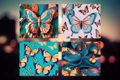 3D butterfly tumbler wrap, 3d floral tumbler wrap, 20 oz Product Image 5