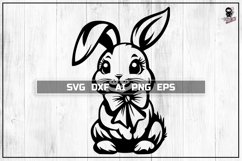 Easter Bunny SVG, Cute Baby animal Cut file Product Image 1