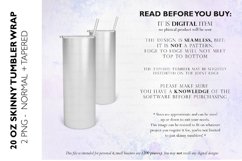 Sunflower Tumbler Sublimation Design, 20 OZ Skinny Tumbler Product Image 2