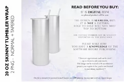 Sunflower Tumbler Sublimation Design, 20 OZ Skinny Tumbler Product Image 3