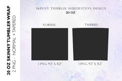 Sunflower Tumbler Sublimation Design, 20 OZ Skinny Tumbler Product Image 3