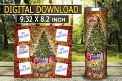 Christmas Photo Tumbler 20oz Skinny Tumbler Sublimation Product Image 9