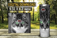 Cat Tumbler Wrap PNG | Sublimation designs |digital download Product Image 3
