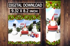 Christmas Gnome PNG 20 Oz Tumbler Wrap, Christmas Tumbler Product Image 1