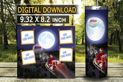 Merry Christmas Photo Tumbler Design PNG, instant download Product Image 7