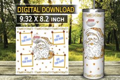 Christmas photo collage 20oz Skinny Tumbler Sublimation Product Image 1