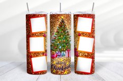 Christmas Photo Tumbler 20oz Skinny Tumbler Sublimation Product Image 4