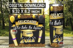 spanish graduation | sublimation designs |graduate tumbler Product Image 2