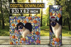 Cat Tumbler Wrap PNG | Sublimation designs |digital download Product Image 5