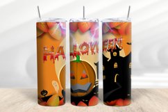 Retro Halloween png, Spooky Vibes Tumbler Png Product Image 3