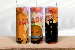 Retro Halloween png, Spooky Vibes Tumbler Png Product Image 4