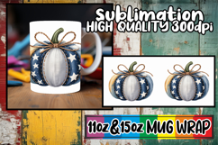 Magical mornings 11oz 15oz sublimation wrap, Pumpkin Waterco Product Image 1