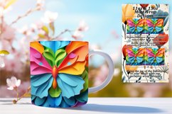 Vibrant Spring Butterfly Mug Wrap Product Image 1
