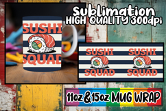 Pure joy sublimation mug wrap, Retro Food Product Image 1