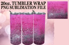 Sparkling Leopard Pattern Tumbler Graphic: Sublimation - 20o Product Image 1