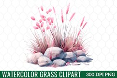 Watercolor Grass Clipart Product Image 1