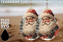 Vibrant Teardrop Earrings Magic, Christmas Product Image 1